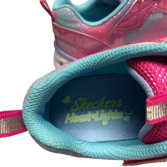 Skechers - Brandclub - Skechers girls Heart Lights-rainbow  SKECHERS Heart Lights Rainbow Lux Light-Up Sneakers‎ size 4 New In Box
